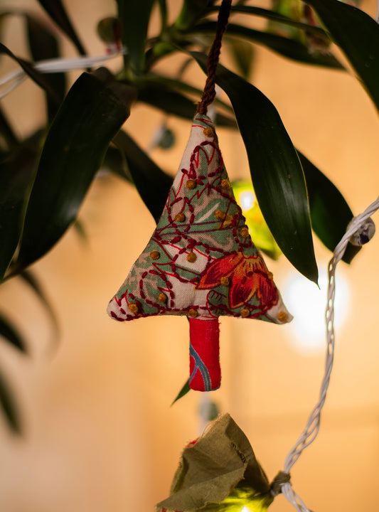 Xmas Bush Tree Hanging Single : Multi