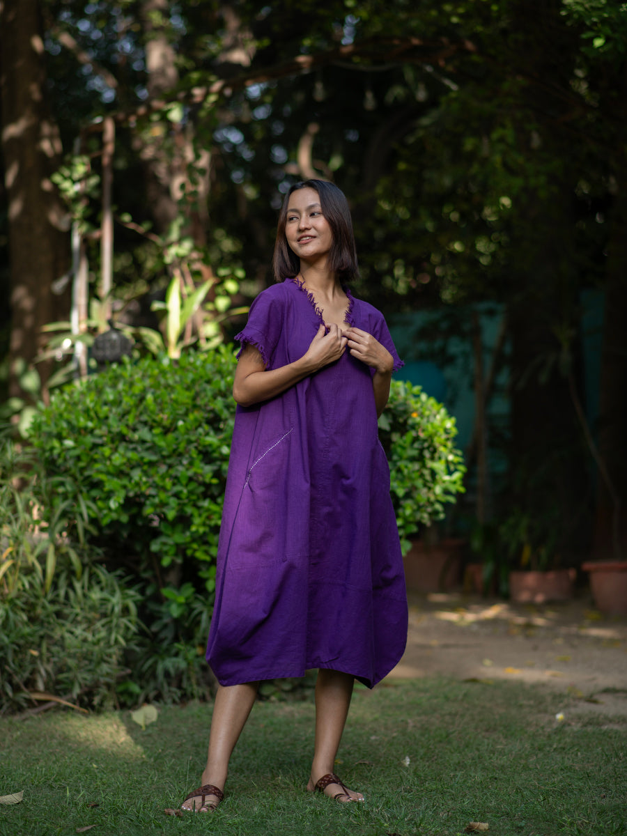 Balloon Dress : Purple