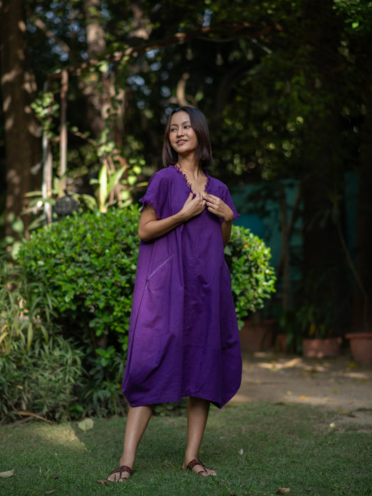 Balloon Dress : Purple