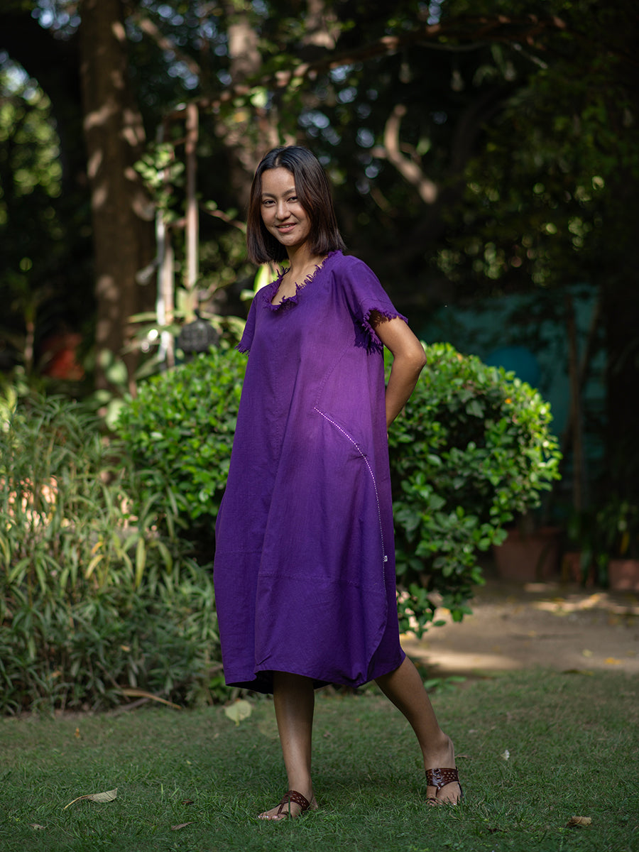 Balloon Dress : Purple