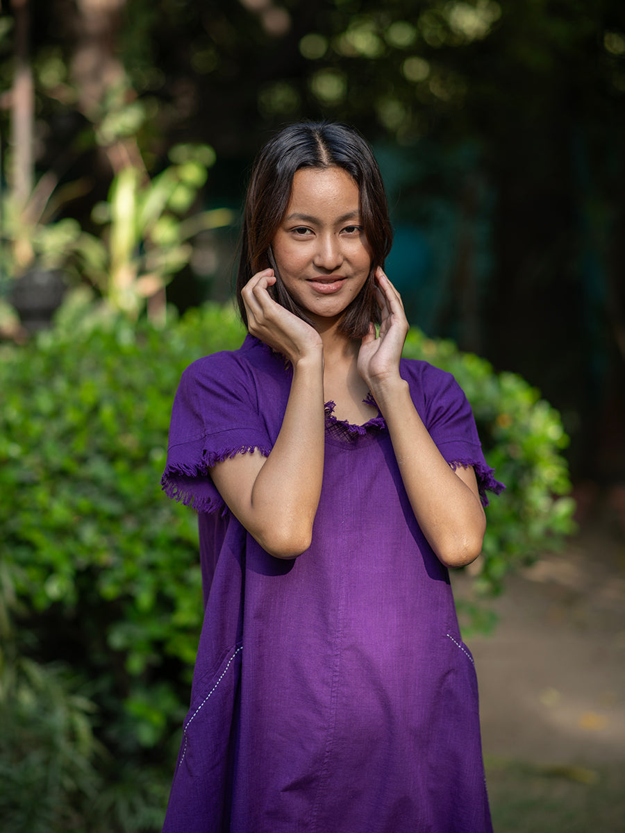 Balloon Dress : Purple