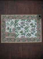 Printed Placemat Set of 2 : Chrysanthemum Ivory