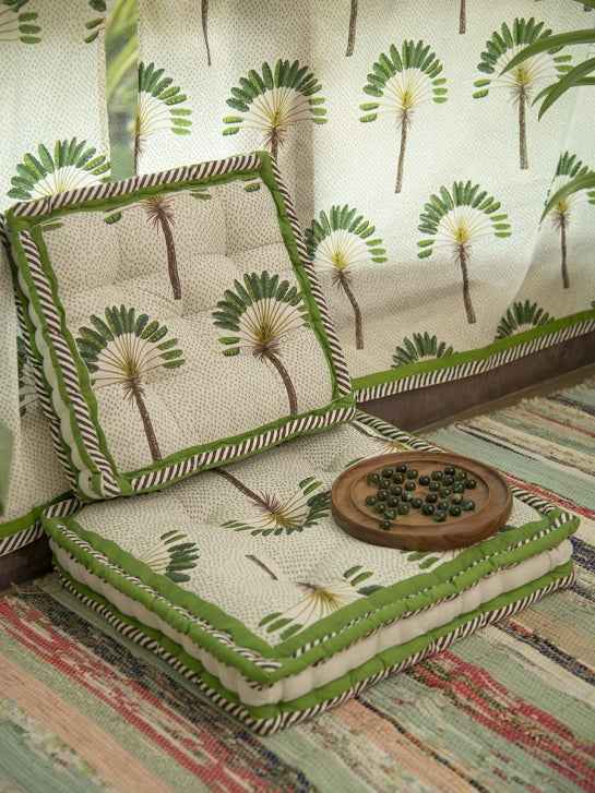 Printed Floor Cushion  : Banana  Country