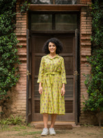 Magnolia Shirt Dress : Navy