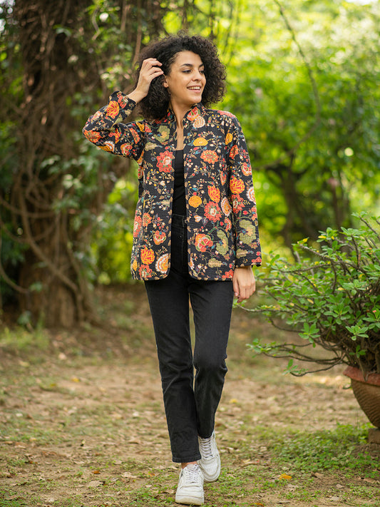 Easy Fit Jacket Rev : Malabar Black