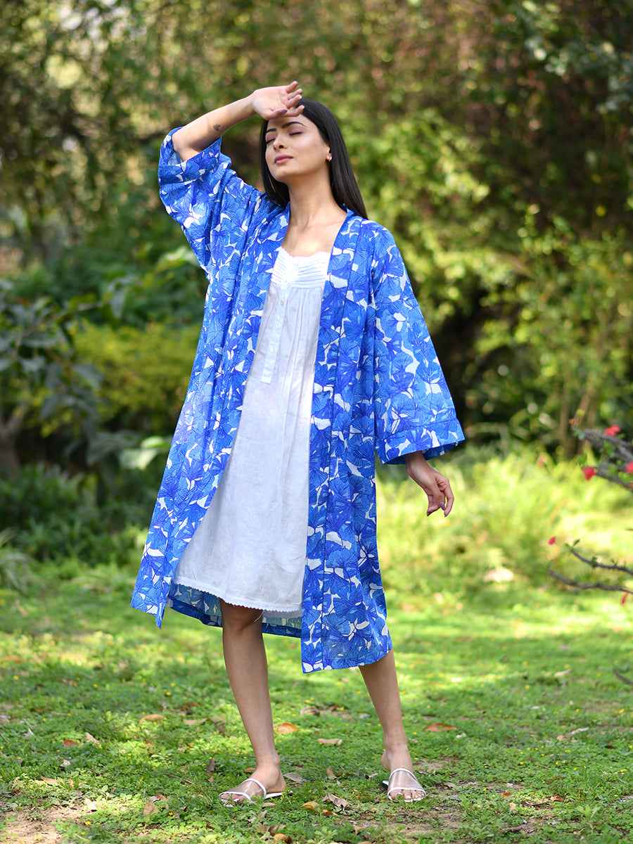 Robe:  Ginko Blue