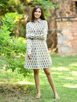 Night Shirt Nasli:  Buti White