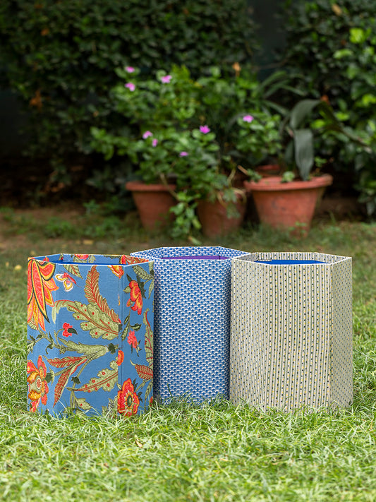 Fabric Dustbin : Assorted
