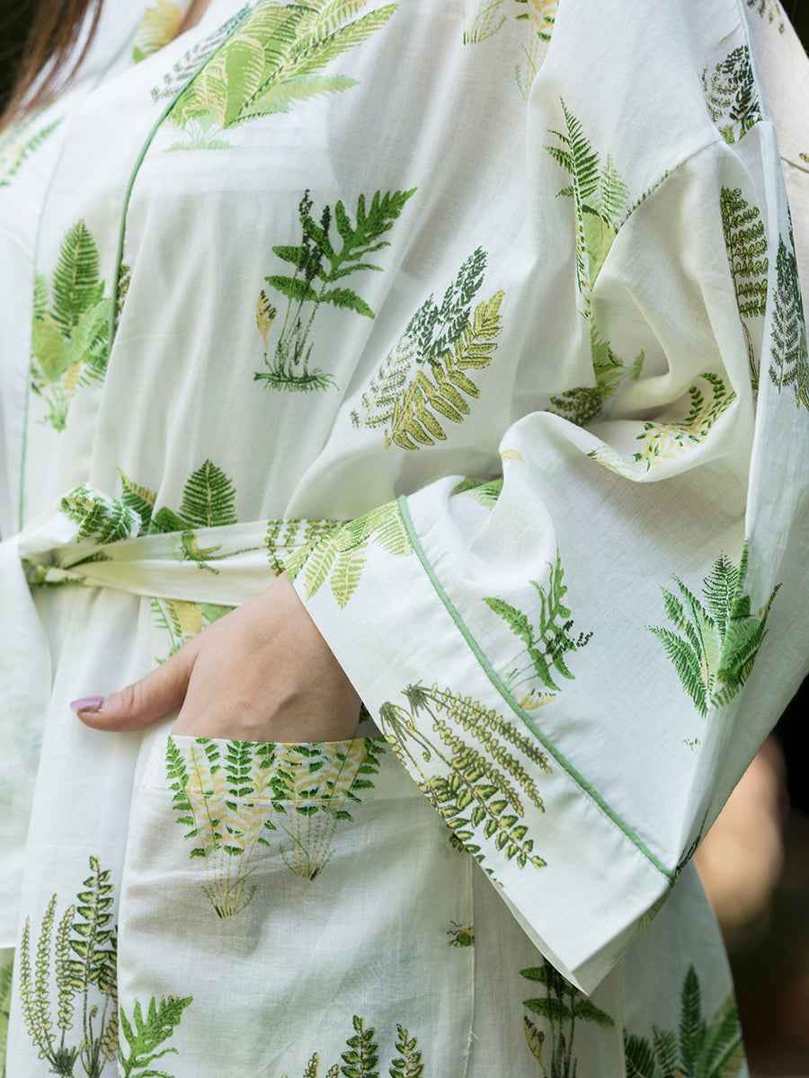 Joy Kimono : Fern Natural