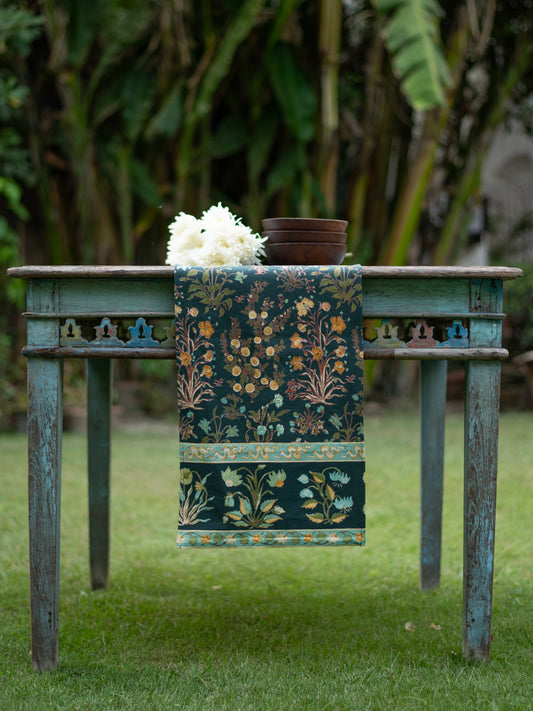 Printed Runner : Garden Emerald