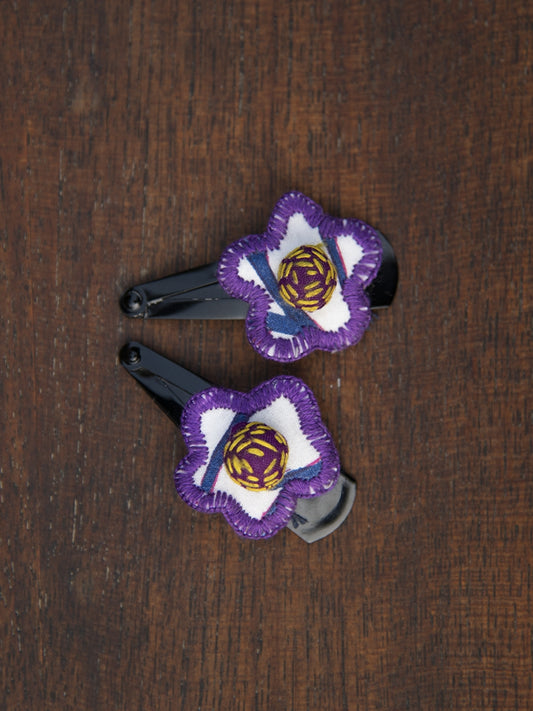 Flower Hair Clip Set of 2 : Assorted