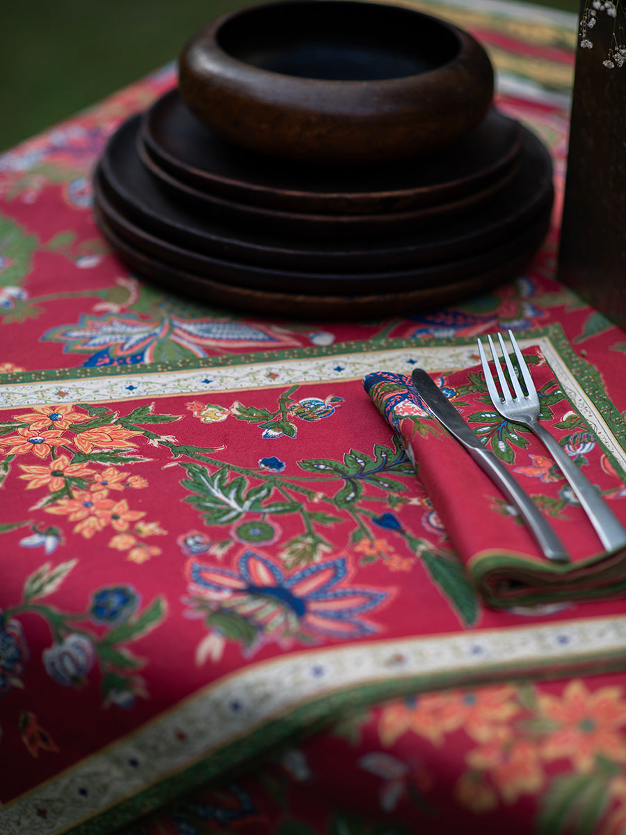 Table Cloth Extra-Border : Hawaii Chilli