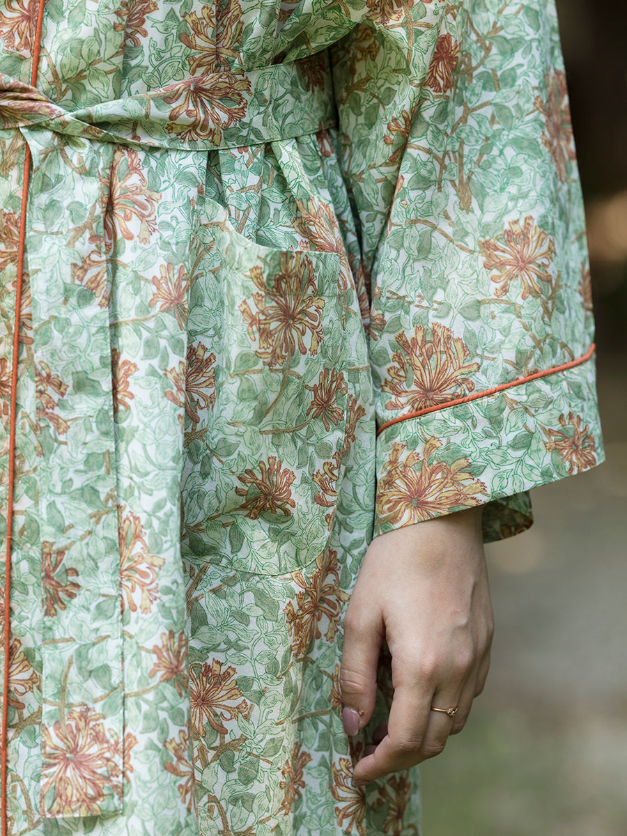 Joy Kimono : Honeysuckle Natural