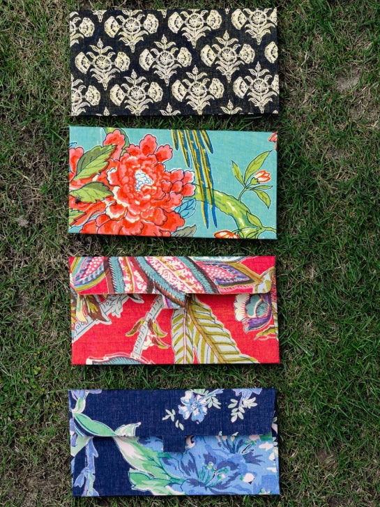 Printed Fabric Envelope: Upcycle Assorted