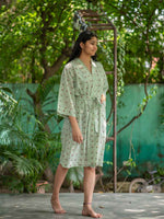 Joy Kimono : Chanderi Mint