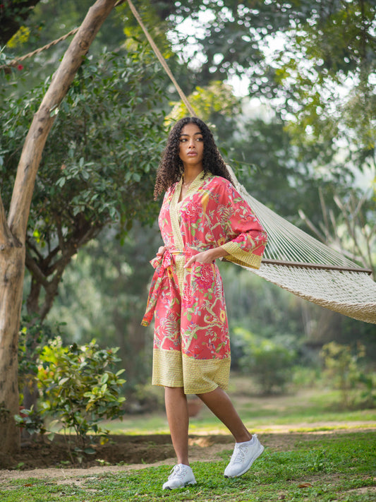 Robe : Bird Joy Coral