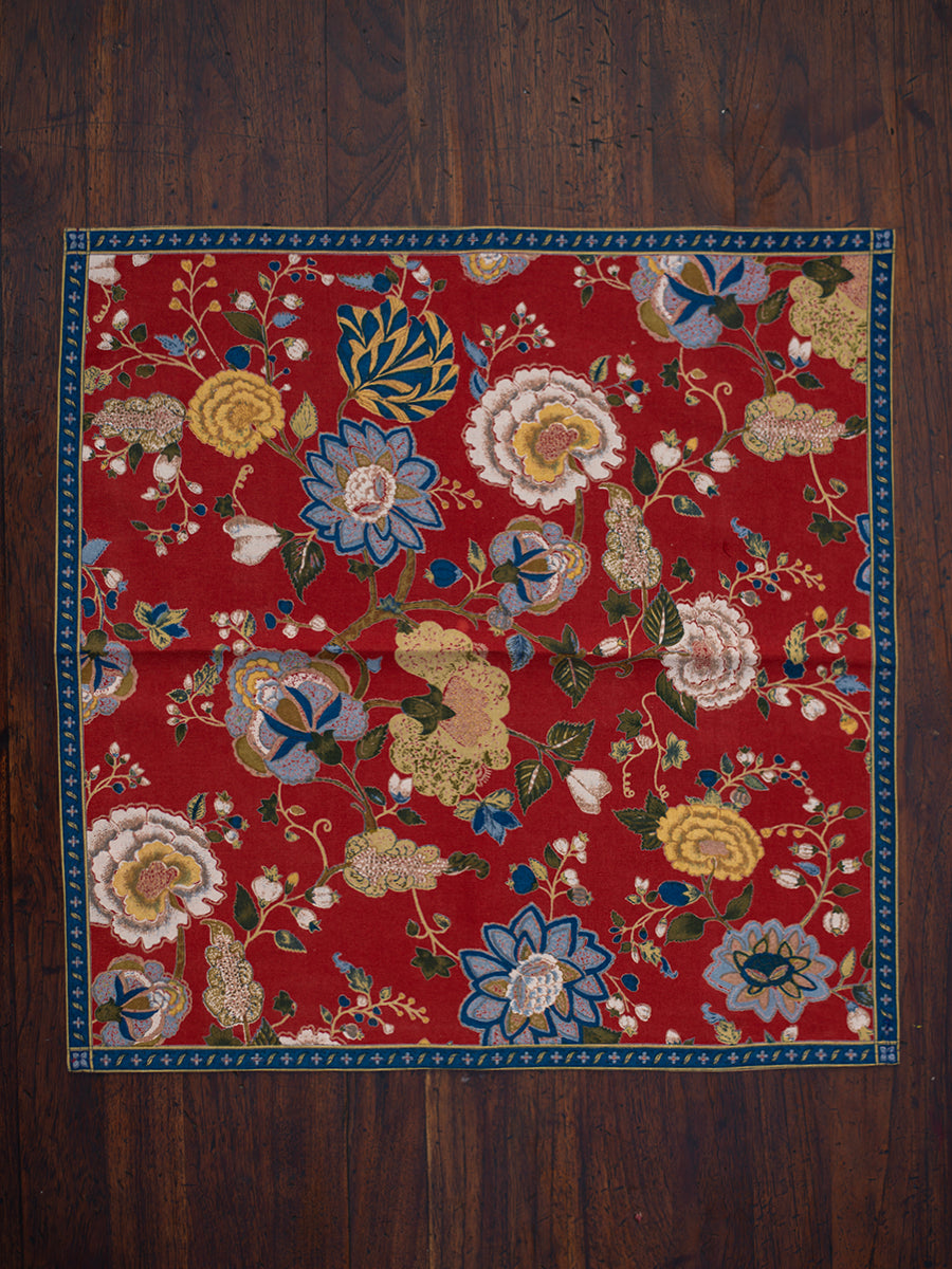 Printed Napkin Set of 2 : Malabar Rust Sheeting