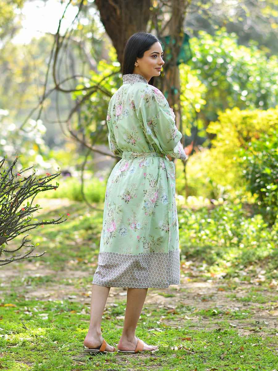 Joy Kimono : Potpourri Celadon