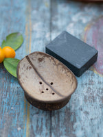 Soap Dish :   Coconut Shell