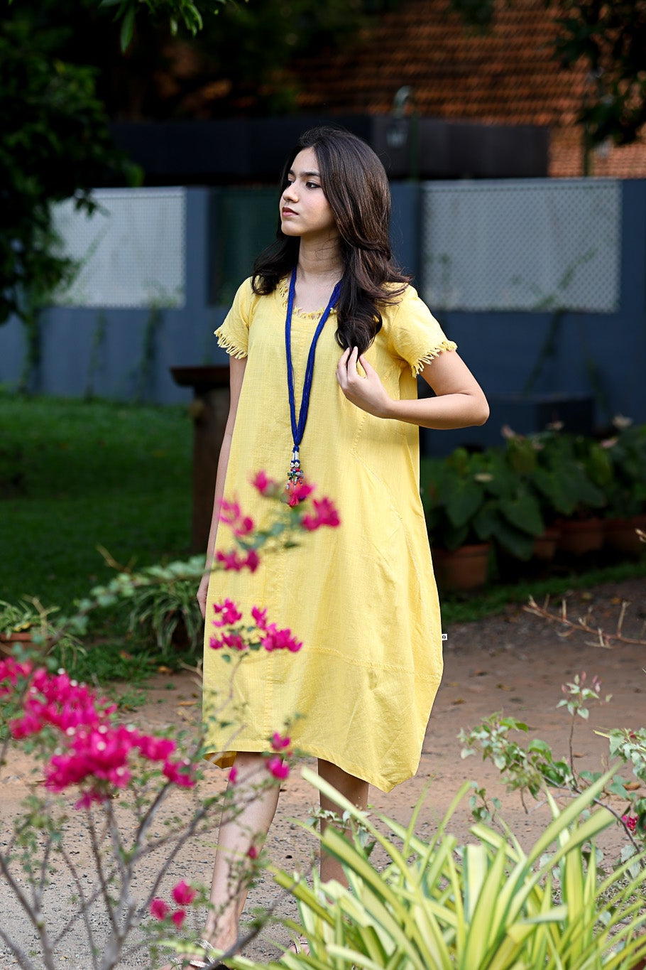 Balloon Dress  : Solid Butter